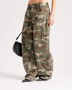 Jeans baggy camouflage - P12259