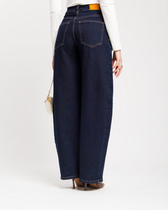 Jeans ballon cintura denim - 9353