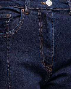 Jeans ballon cintura denim - 9353