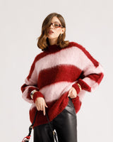 Maglione morbido a righe - T3470