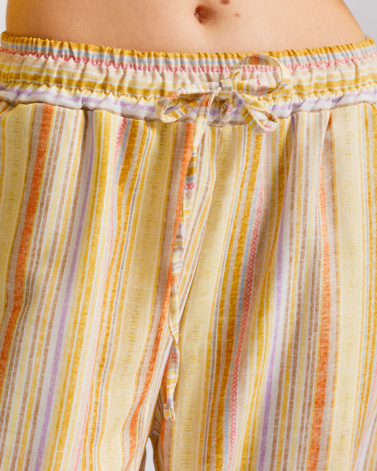 Pantaloni a righe GIALLO - 11625