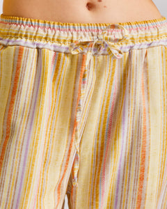 Pantaloni a righe GIALLO - 11625