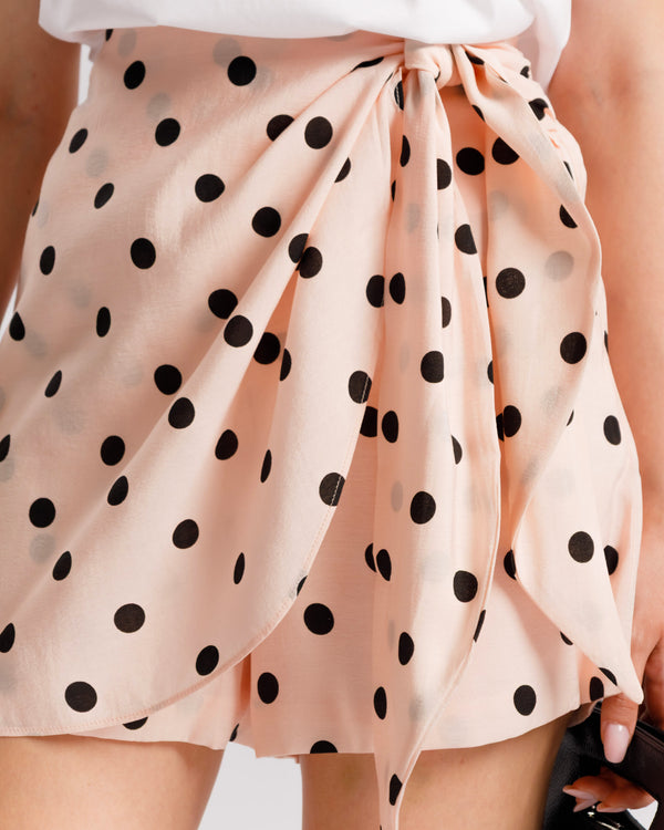 Minigonna pareo pois - 8954-2