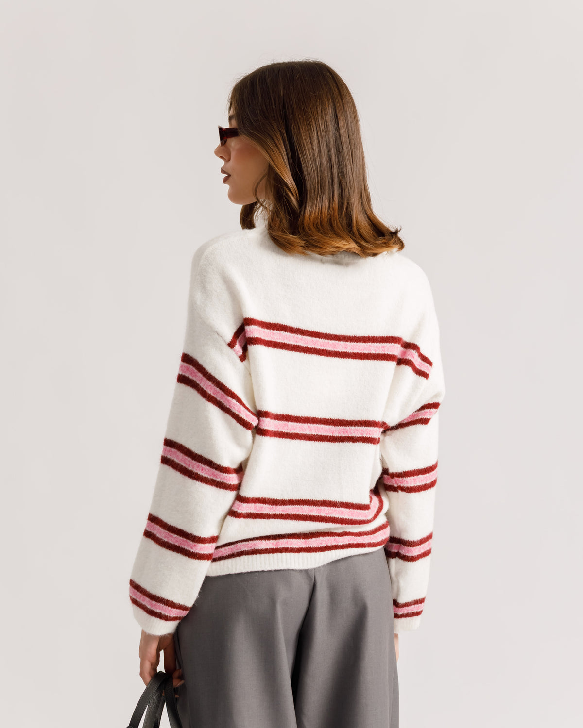 Maglione in lana a righe - 3551