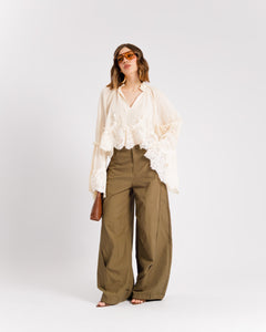 Camicia in cotone boho - H15033