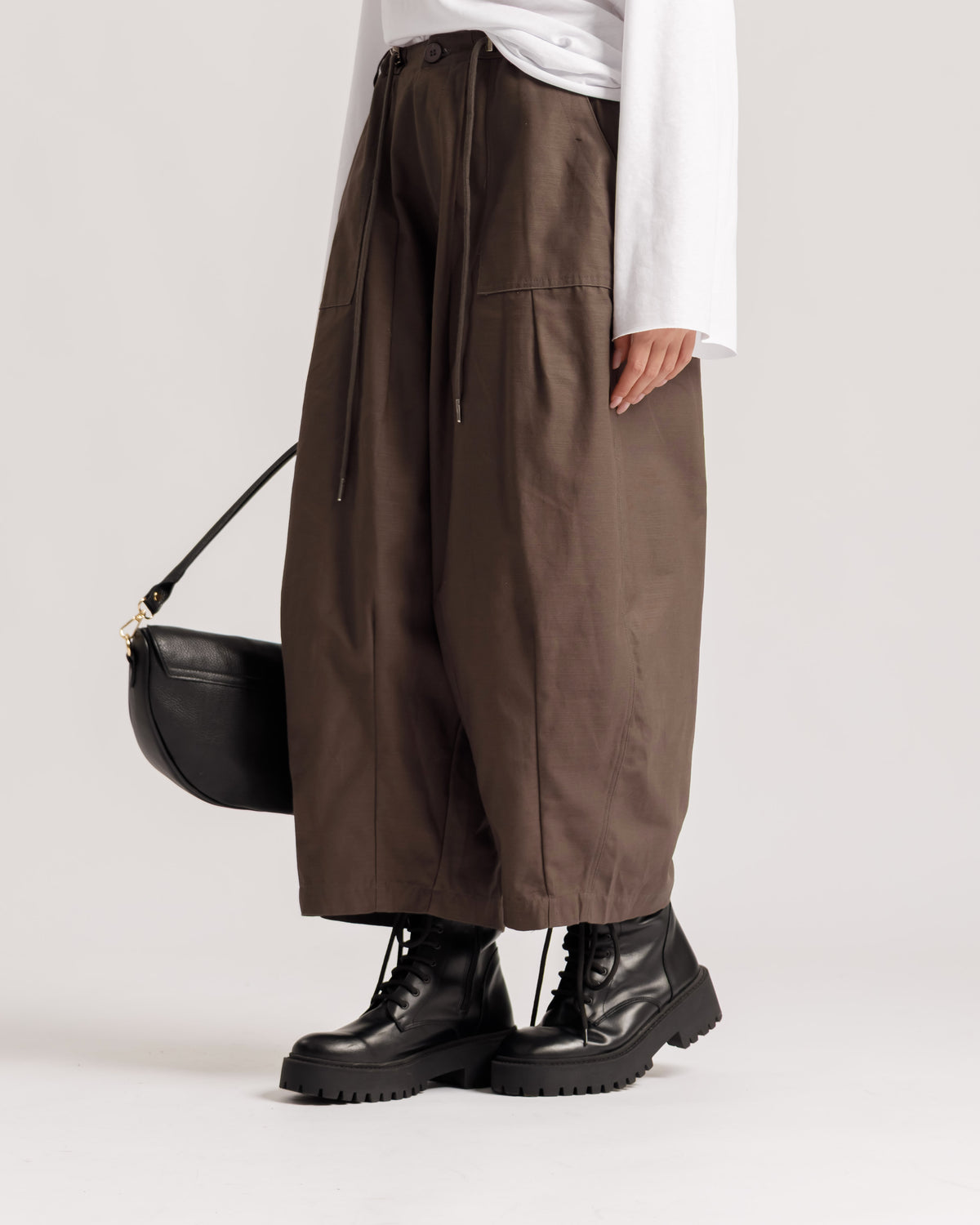 Pantaloni ampi coulisse - P16802