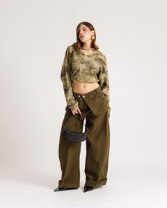 Maglia military cappuccio - H16970