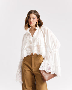 Camicia in cotone boho - H15033