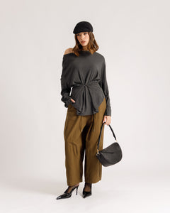 Pantaloni ampi coulisse - P16802