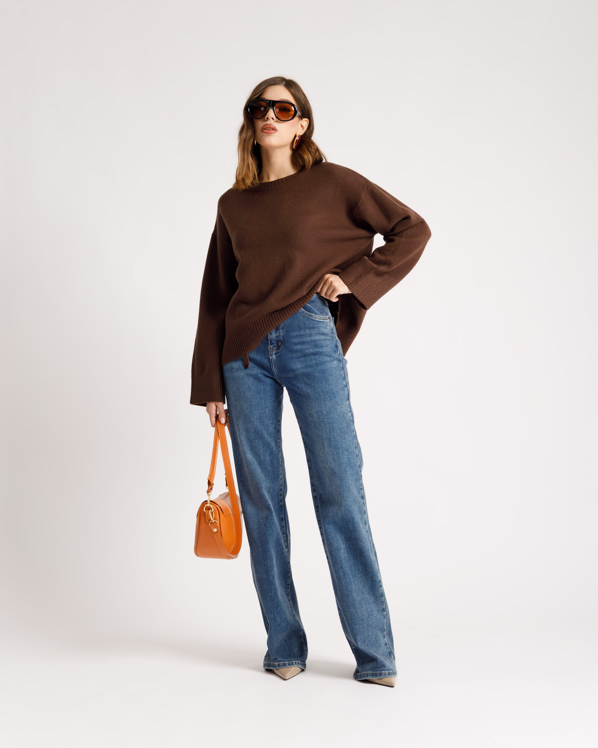 Maglione con manica a tubo - PL4950