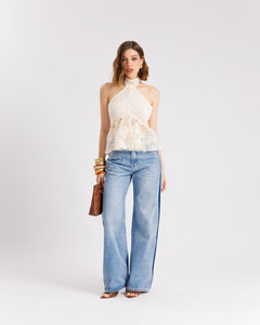 Jeans wide leg - 9055