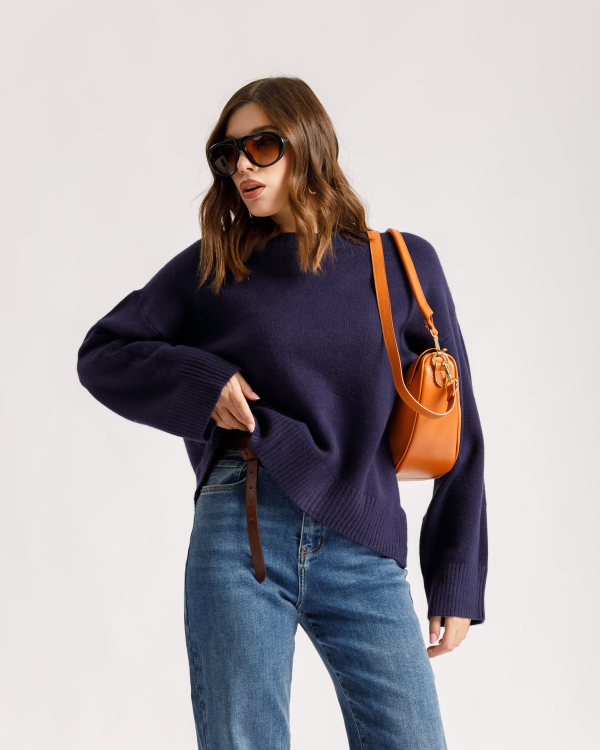 Maglione con manica a tubo - PL4950