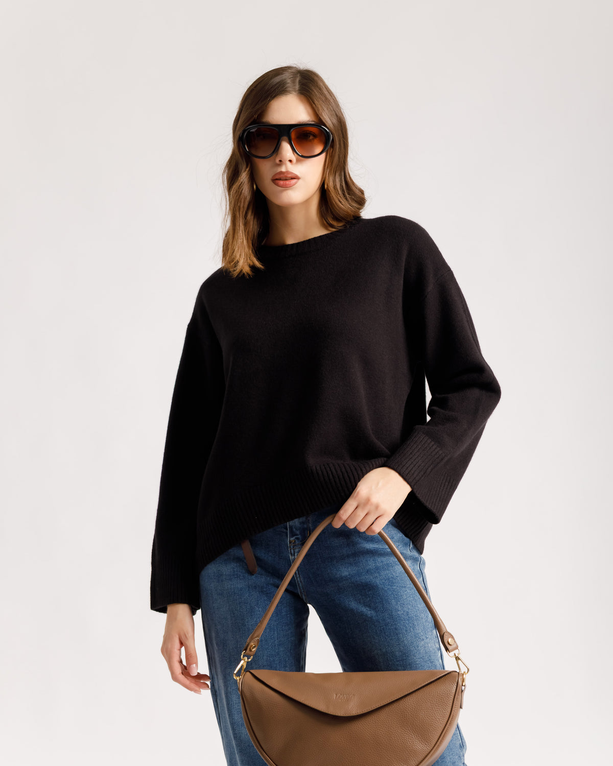 Maglione con manica a tubo - PL4950
