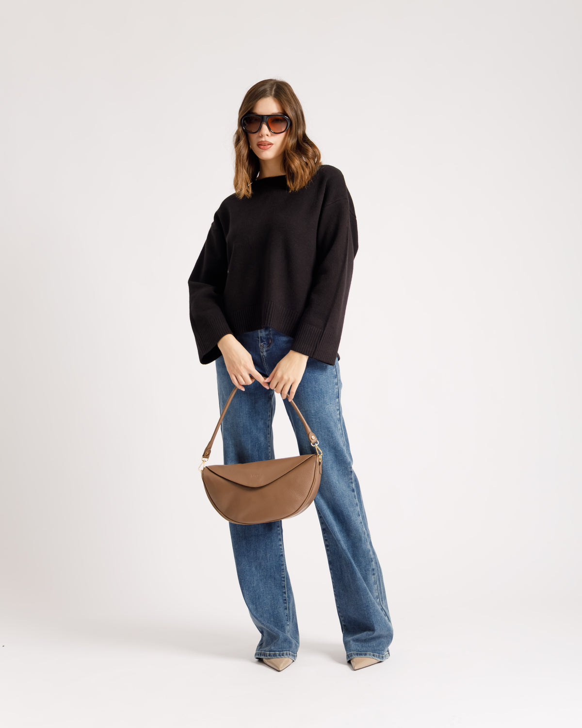 Maglione con manica a tubo - PL4950