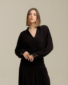 Abito lungo con struttura - R13199 incn