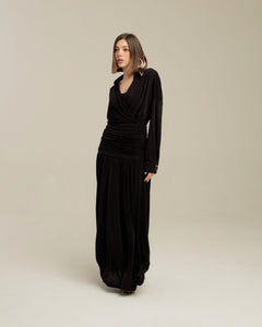Abito lungo con struttura - R13199 incn