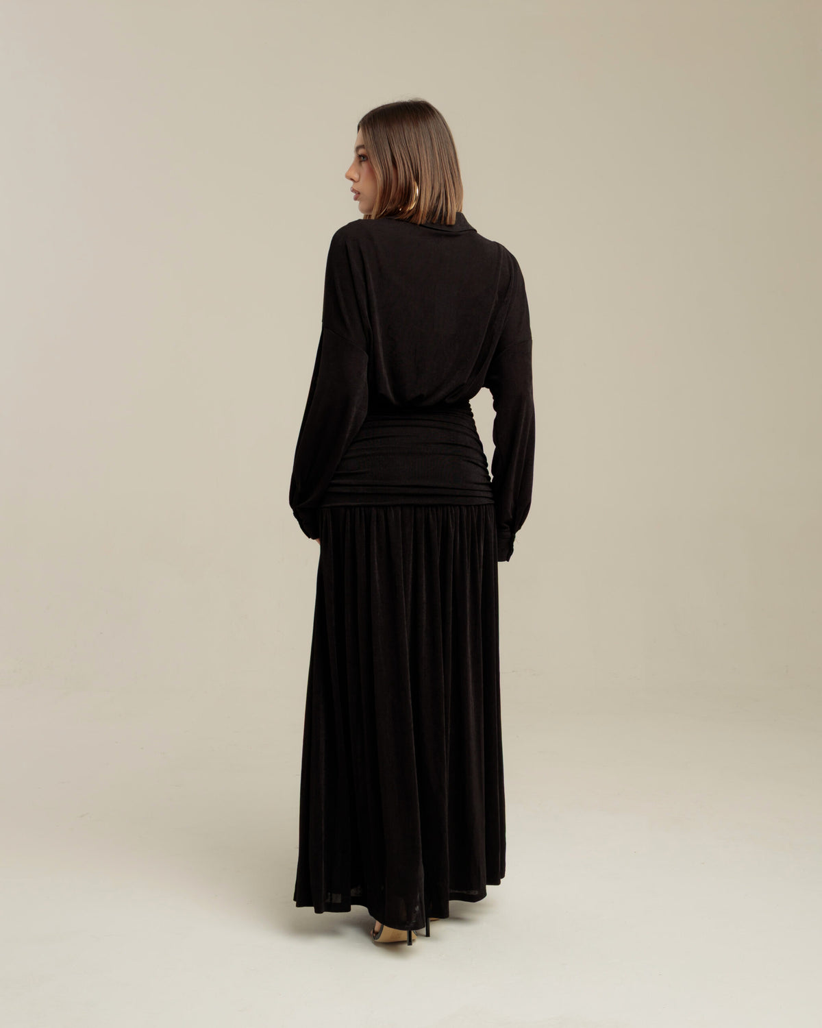 Abito lungo con struttura - R13199 incn