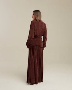 Abito lungo con struttura - R13199 incn