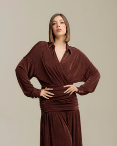 Abito lungo con struttura - R13199 incn
