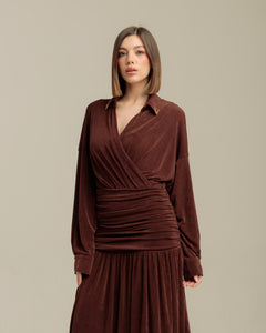 Abito lungo con struttura - R13199 incn