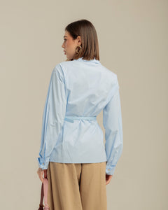 Camicia in cotone con cinta - YY472 SCLbt