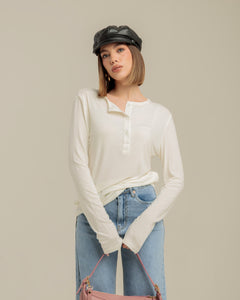 Maglia con bottoni - H13372