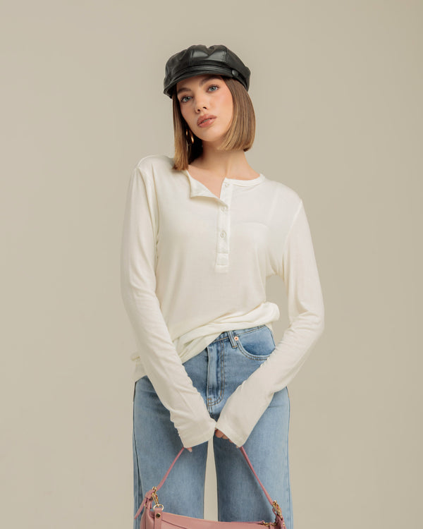 Maglia con bottoni - H13372