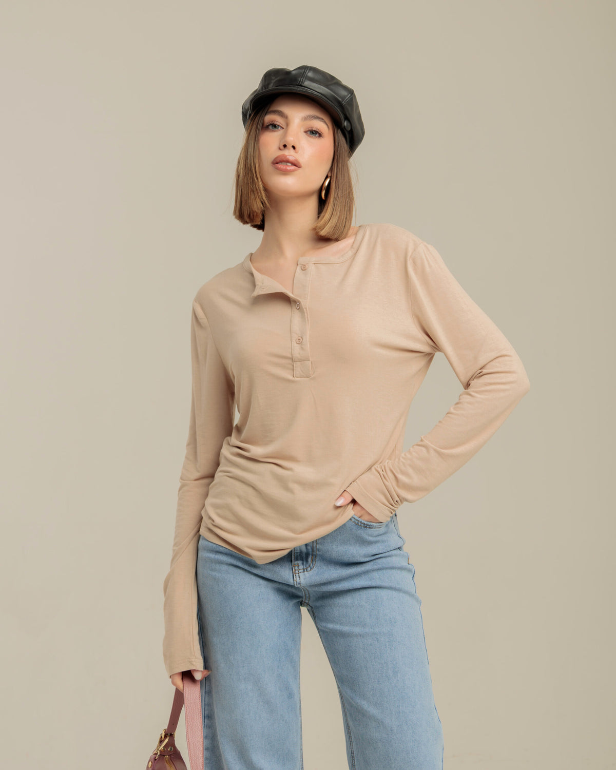Maglia con bottoni - H13372