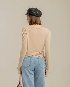 Maglia con bottoni - H13372
