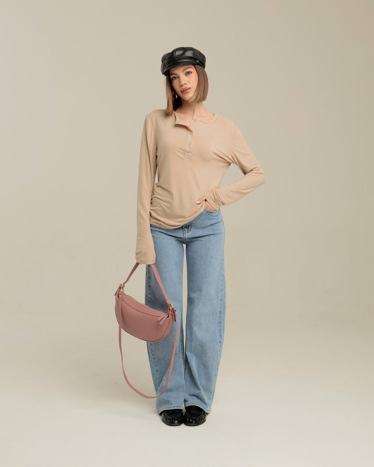 Maglia con bottoni - H13372