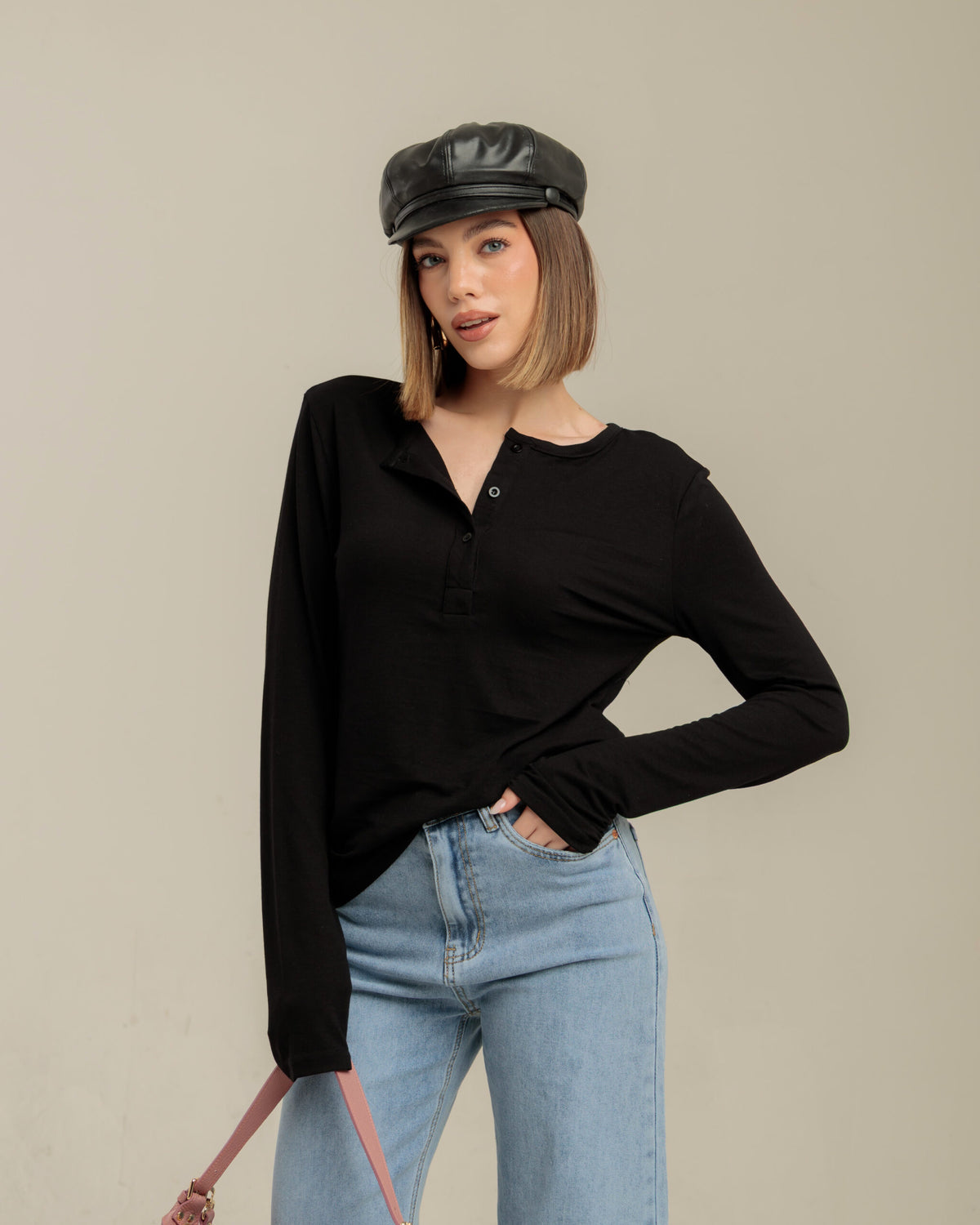 Maglia con bottoni - H13372