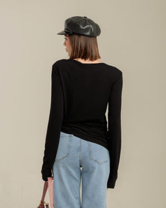 Maglia con bottoni - H13372
