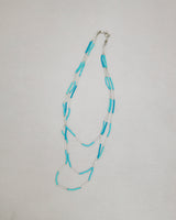 Collana multifilo con perline - 8081