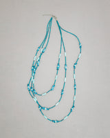 Collana multifilo con micro perline - 7730