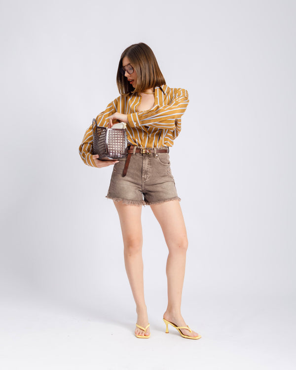 Shorts denim marrone - H7000-19