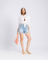 Shorts denim tulipani - 9563