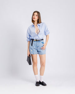 Shorts denim margherite - T945