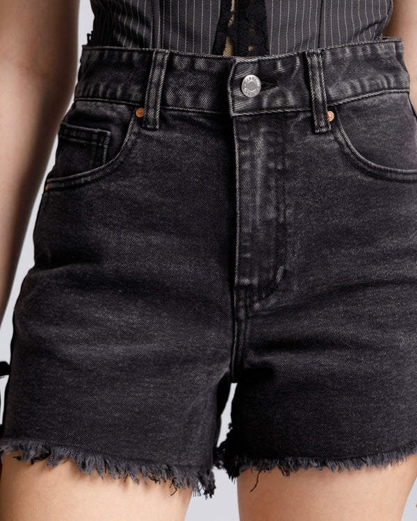 Shorts denim nero - H7000-3