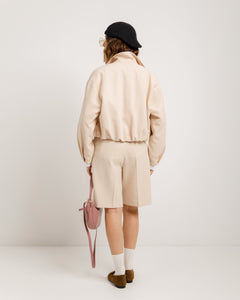 Bomber con colletto PANNA - 26010