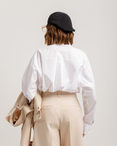 Camicia in cotone con ricamo - H13181