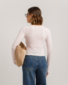 Cardigan aderente con bottoni - H13312
