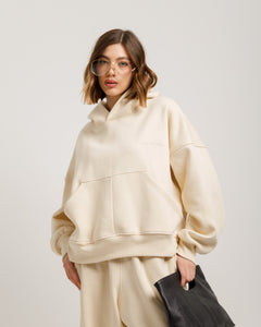 Felpa oversize con cappuccio ALTHÉA  - C197 slcb