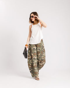 Jeans baggy camouflage - P12259