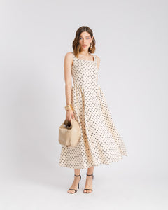 Abito midi a pois - JM88610