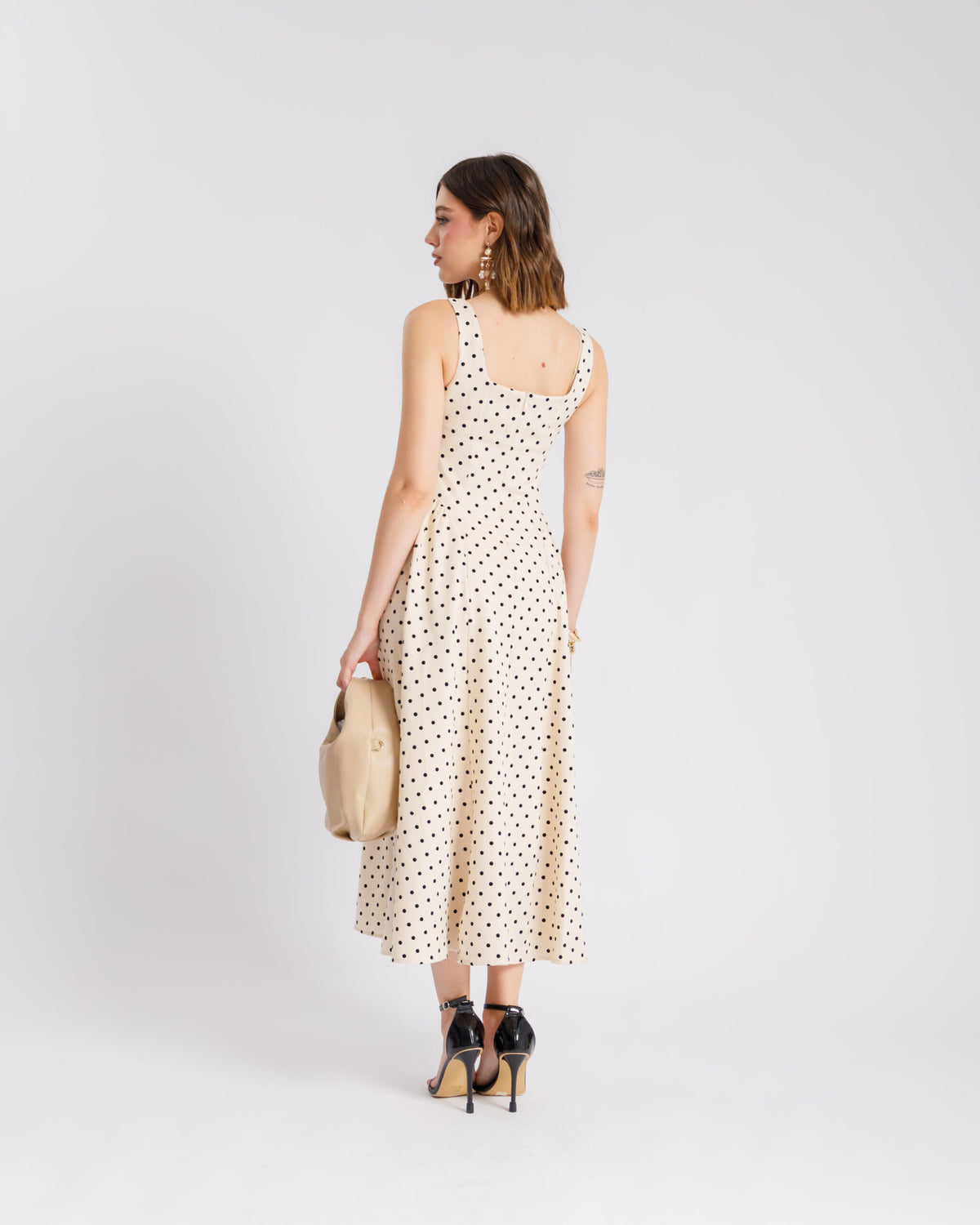 Abito midi a pois - JM88610