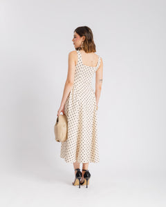Abito midi a pois - JM88610