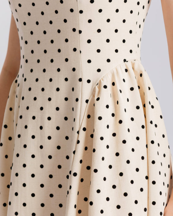 Abito midi a pois - JM88610