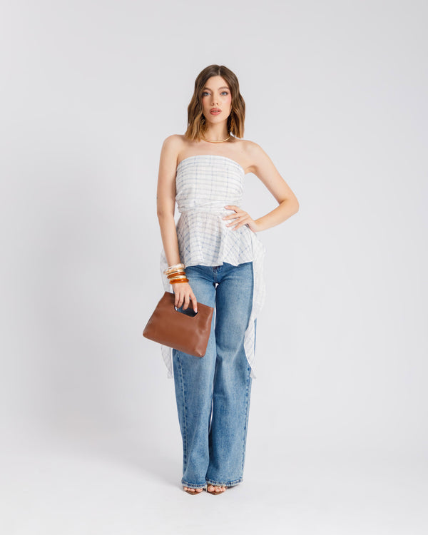 Top a fascia con ricami - JM22712