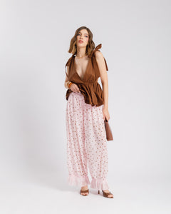 Pantaloni morbidi a pois - U70619