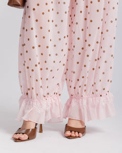 Pantaloni morbidi a pois - U70619